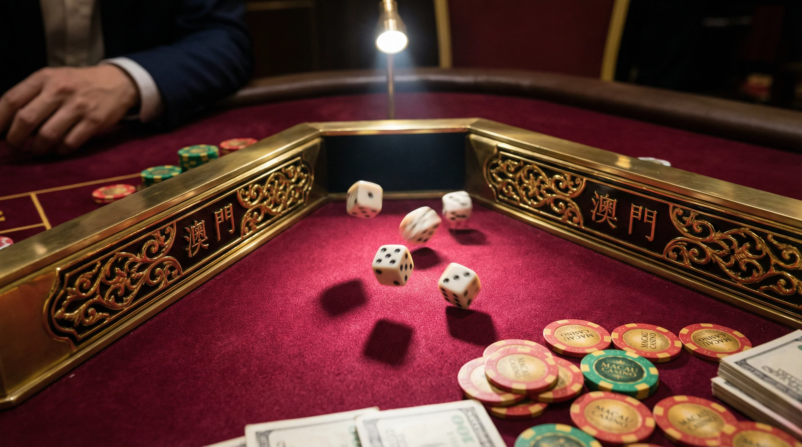 澳门花旗骰游戏桌面